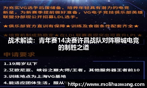 战术解读：青年赛14决赛许昌战队对阵聊城电竞的制胜之道